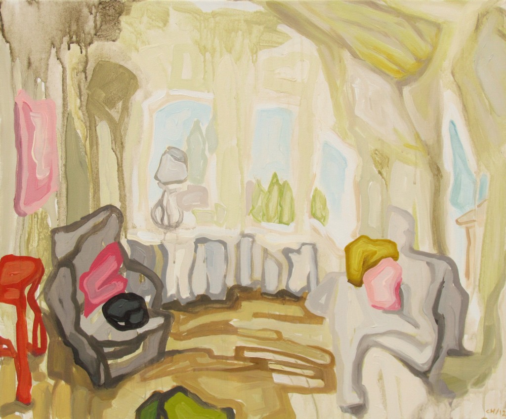 6. West Toronto 2012, living room (acrylic on canvas, 20 by 24 inches, 2012) 3